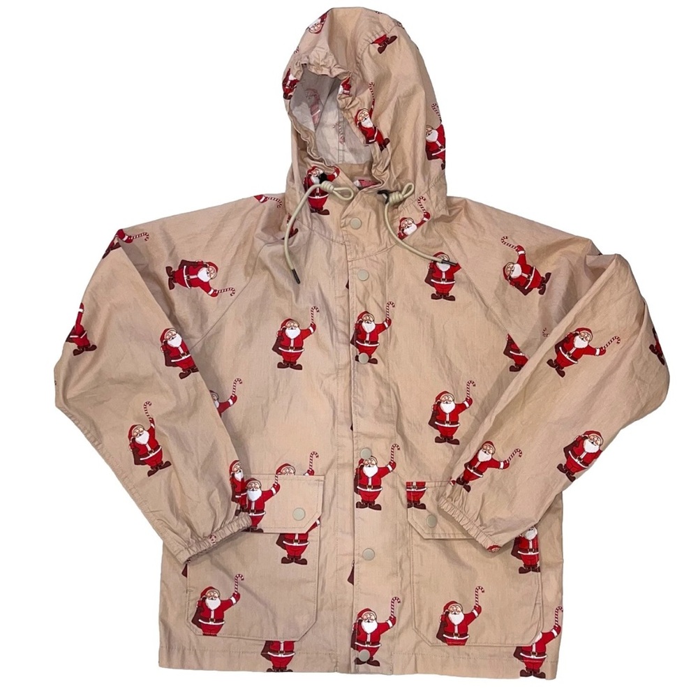 Denim & Flower / Ricky Singh Men’s Santa Christmas Print Jacket Sz S